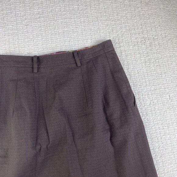 NWT Milly of New-York Chocolate Brown Skirt Size 6 Button up - Picture 12 of 14
